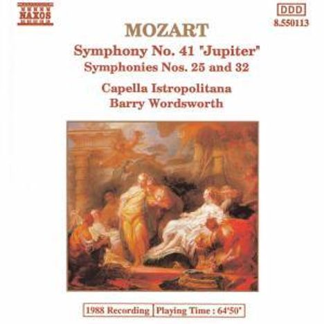 Wolfgang Amadeus Mozart (1756-1791): Symphonien Nr.25,32,41, CD