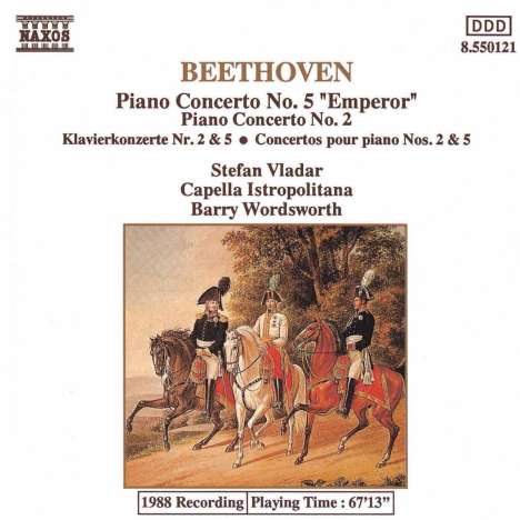 Ludwig van Beethoven (1770-1827): Klavierkonzerte Nr.2 &amp; 5, CD