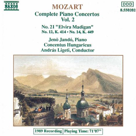 Wolfgang Amadeus Mozart (1756-1791): Klavierkonzerte Nr.12,14,21, CD