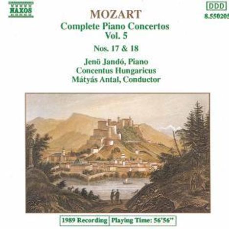 Wolfgang Amadeus Mozart (1756-1791): Klavierkonzerte Nr.17 & 18, CD