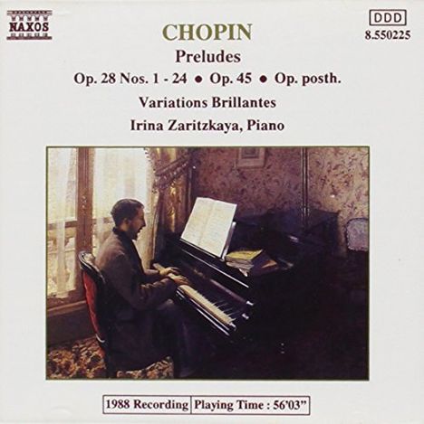 Frederic Chopin (1810-1849): Preludes Op.28/Op.45/+, CD