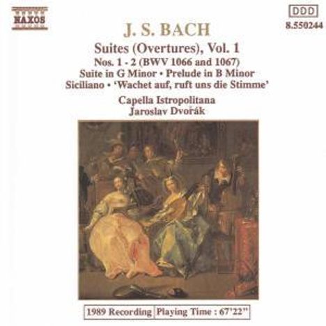Johann Sebastian Bach (1685-1750): Orchestersuiten Nr.1 & 2, CD