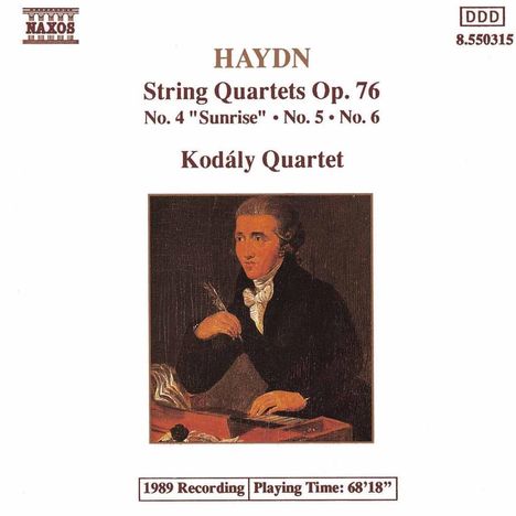 Joseph Haydn (1732-1809): Streichquartette Nr.78-80 (op.76 Nr.4-6), CD