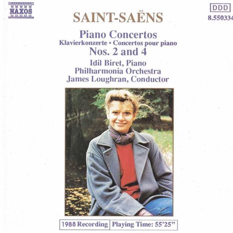 Camille Saint-Saens (1835-1921): Klavierkonzerte Nr.2 &amp; 4, CD