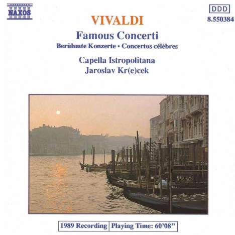 Antonio Vivaldi (1678-1741): Konzert f.Oboe &amp; Violine RV 548, CD