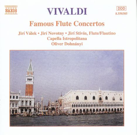 Antonio Vivaldi (1678-1741): Flötenkonzerte RV 108,434,443-445,533, CD