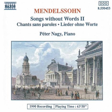 Felix Mendelssohn Bartholdy (1809-1847): Lieder ohne Worte Vol.2, CD