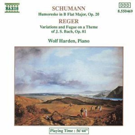 Max Reger (1873-1916): Variationen &amp; Fuge über ein Bach-Thema op.81, CD