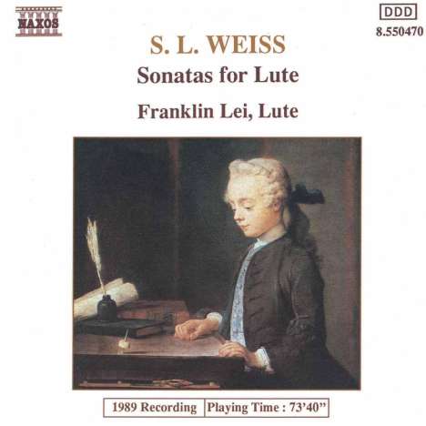 Silvius Leopold Weiss (1687-1750): Lautenwerke, CD