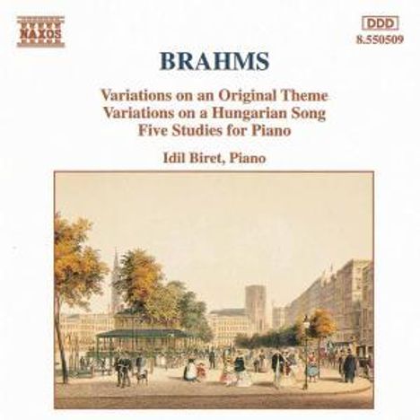 Johannes Brahms (1833-1897): Variationen op.21 Nr.1 &amp; 2, CD