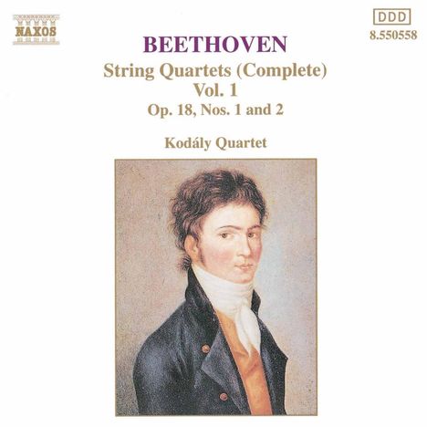 Ludwig van Beethoven (1770-1827): Streichquartette Nr.1 &amp; 2, CD