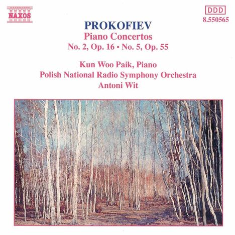 Serge Prokofieff (1891-1953): Klavierkonzerte Nr.2 & 5, CD