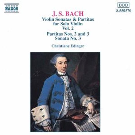 Johann Sebastian Bach (1685-1750): Sonaten &amp; Partiten für Violine BWV 1004-1006, CD