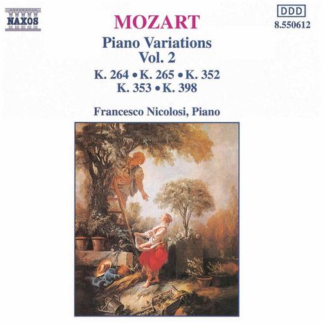 Wolfgang Amadeus Mozart (1756-1791): Variationen f.Klavier Vol.2, CD