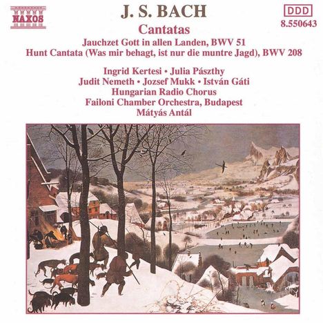 Johann Sebastian Bach (1685-1750): Kantaten BWV 51 &amp; 208, CD