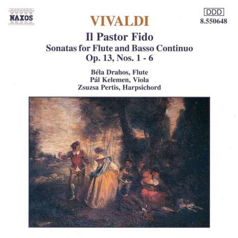 Antonio Vivaldi (1678-1741): 6 Flötensonaten op.13 "Pastor Fido" (RV 54-59), CD