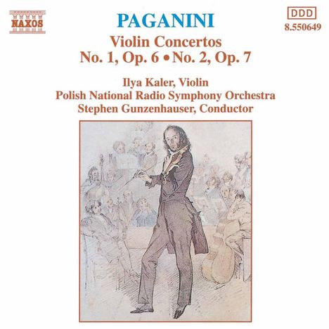 Niccolo Paganini (1782-1840): Violinkonzerte Nr.1 &amp; 2, CD