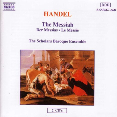 Georg Friedrich Händel (1685-1759): Der Messias, 2 CDs