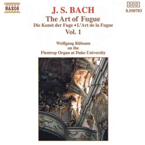 Johann Sebastian Bach (1685-1750): Die Kunst der Fuge BWV 1080 Vol.1, CD