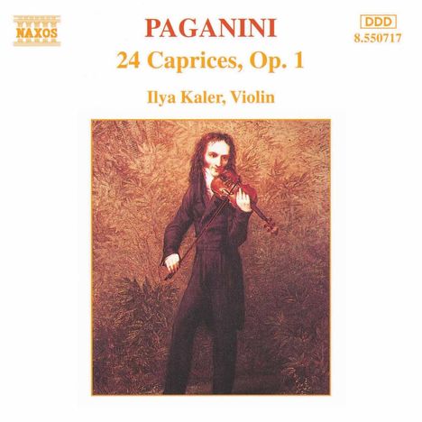 Niccolo Paganini (1782-1840): Capricen op.1 Nr.1-24 für Violine solo, CD