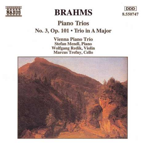 Johannes Brahms (1833-1897): Klaviertrios Nr.3 &amp; 4, CD
