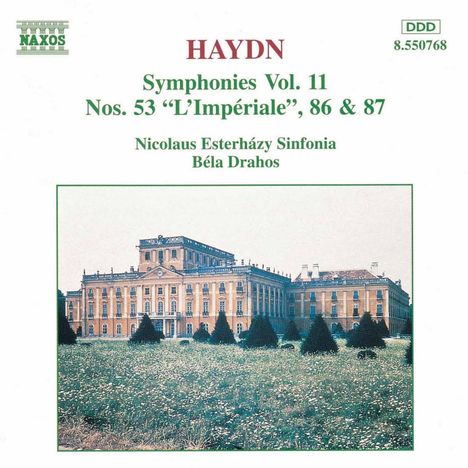 Joseph Haydn (1732-1809): Symphonien Nr.53,86,87, CD