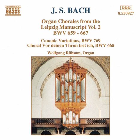 Johann Sebastian Bach (1685-1750): Choräle BWV 659-668, CD