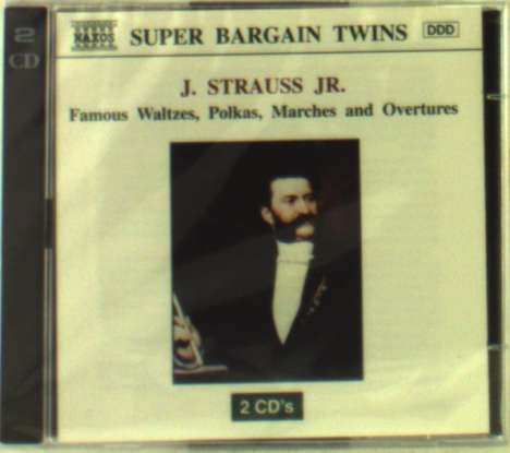 Johann Strauss II (1825-1899): Walzer,Polkas,Märsch,Ouvertüren, 2 CDs