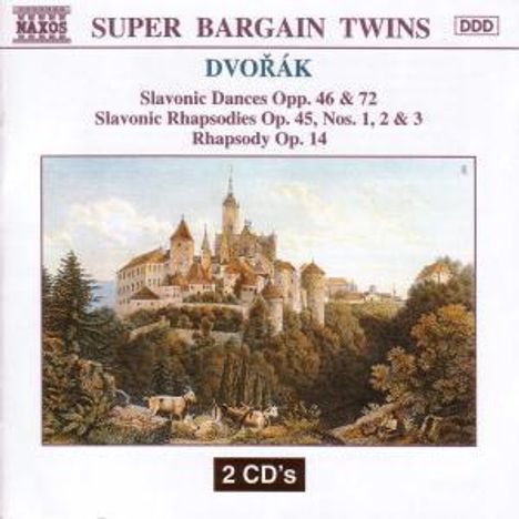 Antonin Dvorak (1841-1904): Slawische Tänze Nr.1-16, 2 CDs