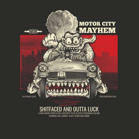 Motor City Mayhem: Shitfaced And Outta Luck, CD