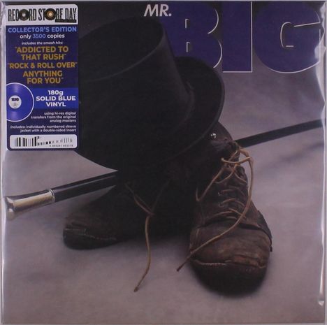 Mr. Big: Mr. Big (RSD) (180g) (Limited Numbered Collector's Edition) (Blue Vinyl), LP