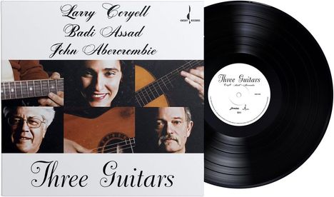 Larry Coryell, Badi Assad & John Abercrombie: Three Guitars (180g) (One Step Plating), LP