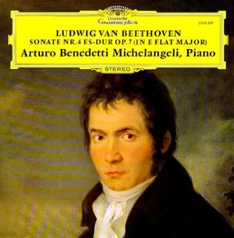 Ludwig van Beethoven (1770-1827): Klaviersonate Nr.4 (120g), LP