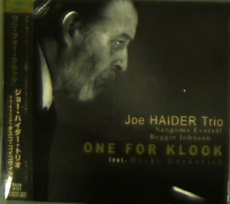 Joe Haider (geb. 1936): One For Klook (Papersleeve), CD