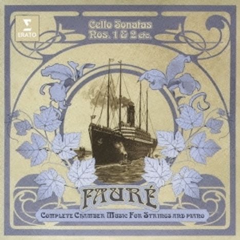 Gabriel Faure (1845-1924): Sonaten für Cello &amp; Klavier Nr.1 &amp; 2 (opp.109 &amp; 117), CD