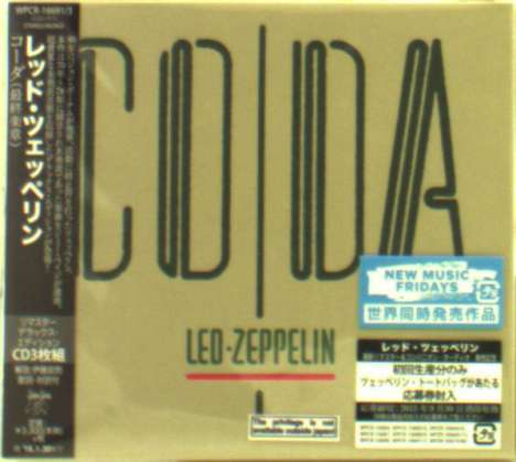 Led Zeppelin: Coda (Deluxe Edition) (Digisleeve), 3 CDs