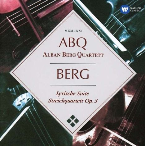 Alban Berg (1885-1935): Streichquartett op.3 (Ultimate High Quality CD), CD