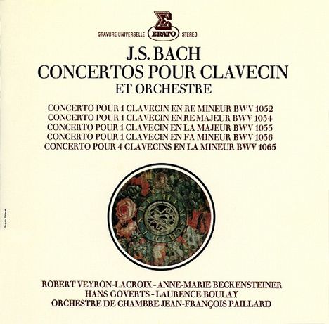 Johann Sebastian Bach (1685-1750): Cembalokonzerte BWV 1052,1054,1055,1056,1065 (UHQ-CD), CD