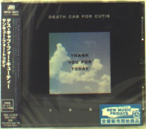 Death Cab For Cutie: Thank You For Today, CD