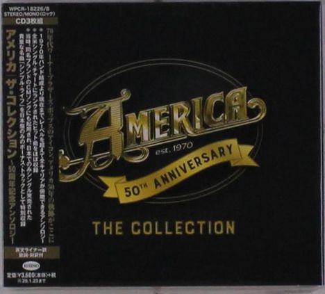 America: 50th Anniversary: The Collection (Digipack), 3 CDs