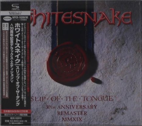 Whitesnake: Slip Of The Tongue (2019 Remaster) (30th Anniversary Edition) (SHM-CDs), 2 CDs
