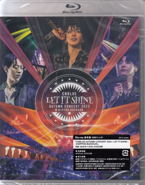 CN Blue: Let It Shine: Autumn Concert 2022 @ Nippon Budokan, Blu-ray Disc