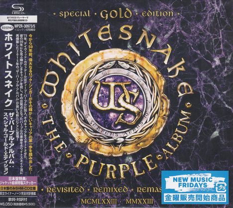 Whitesnake: The Purple Album (Special Gold Edition) (SHM-CD) (Digipack), 2 CDs und 1 Blu-ray Disc