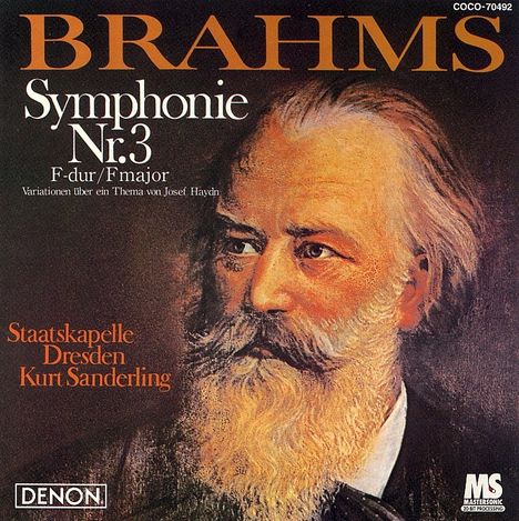 Johannes Brahms (1833-1897): Symphonie Nr.3 (Blu-spec-CD), CD