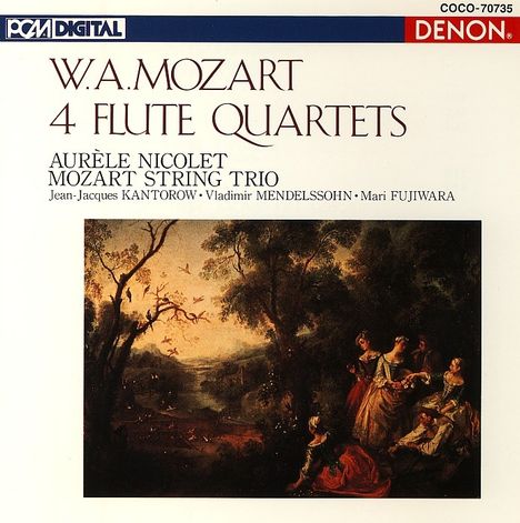 Wolfgang Amadeus Mozart (1756-1791): Flötenquartette Nr.1-4 (Blu-spec CD), CD