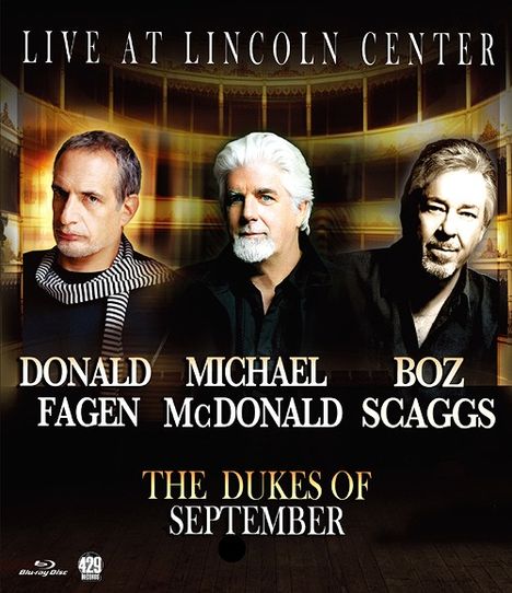 The Dukes Of September: Live At Lincorn Center (BLU-RAY), Blu-ray Disc
