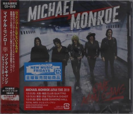 Michael Monroe: One Man Gang (Deluxe Edition), 1 CD und 1 DVD