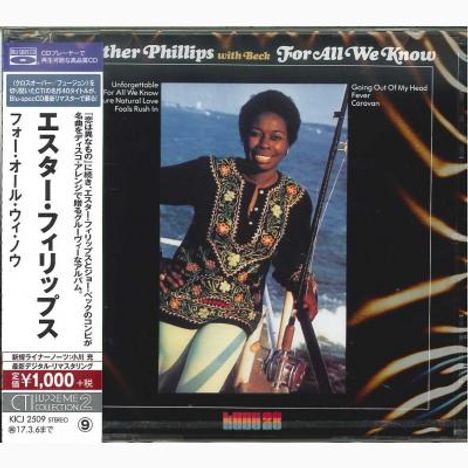 Esther Phillips: For All We Know (BLU-SPEC CD), CD