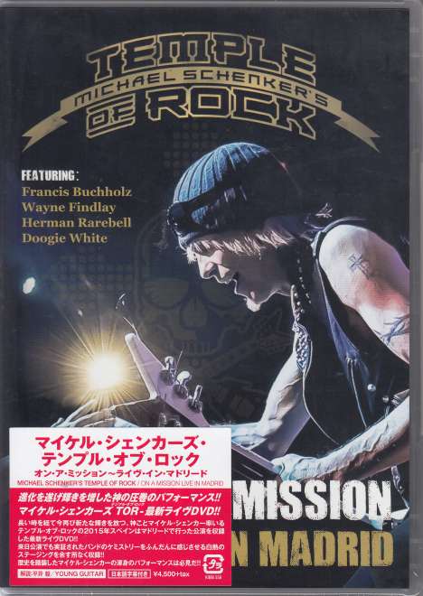 Michael Schenker: On A Mission - Live In Madrid, DVD