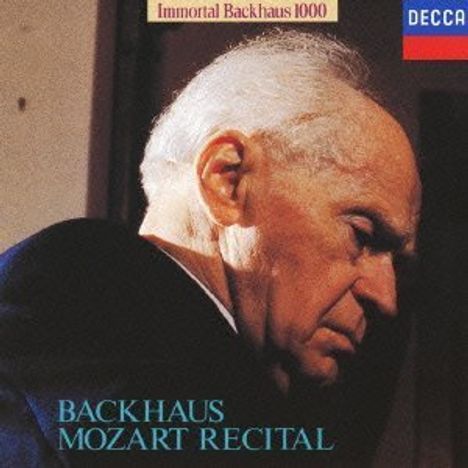 Wilhelm Backhaus - Mozart Recital, CD